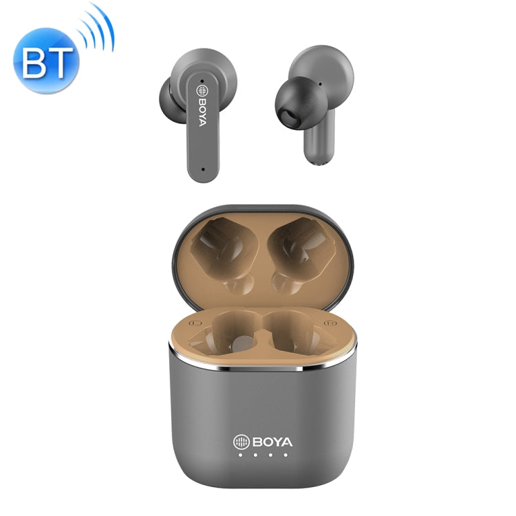 BOYA BY-AP4 True Wireless Wireless Headphones Stereo Bluetooth 5.0 Headphones (Gris)