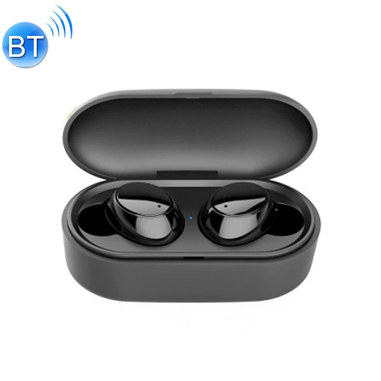 X9S TWS Bluetooth V5.0 Wireless Stereo Headphones with LED Charging Box (Black)