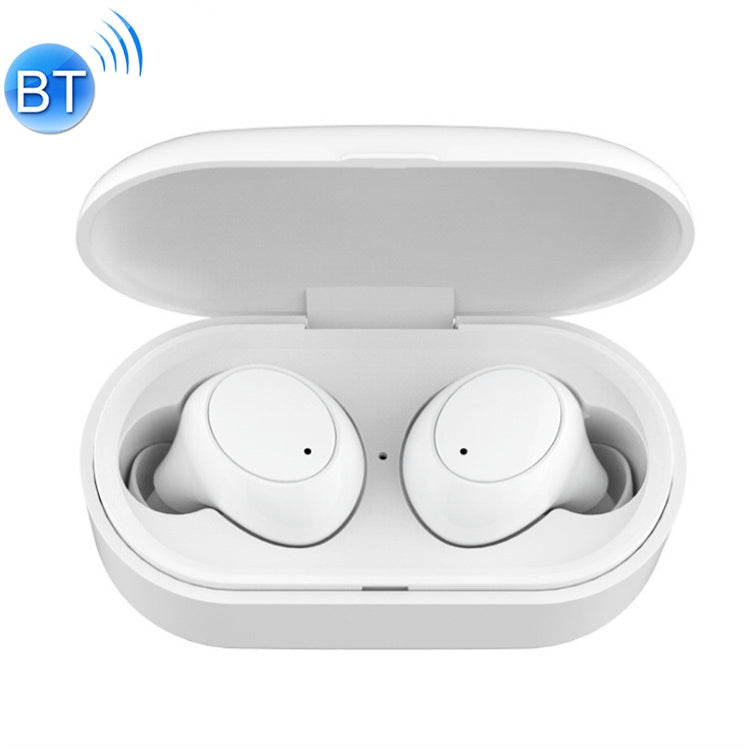 X9S TWS Bluetooth V5.0 Stereo Wireless Headphones with LED Charging Box (White)
