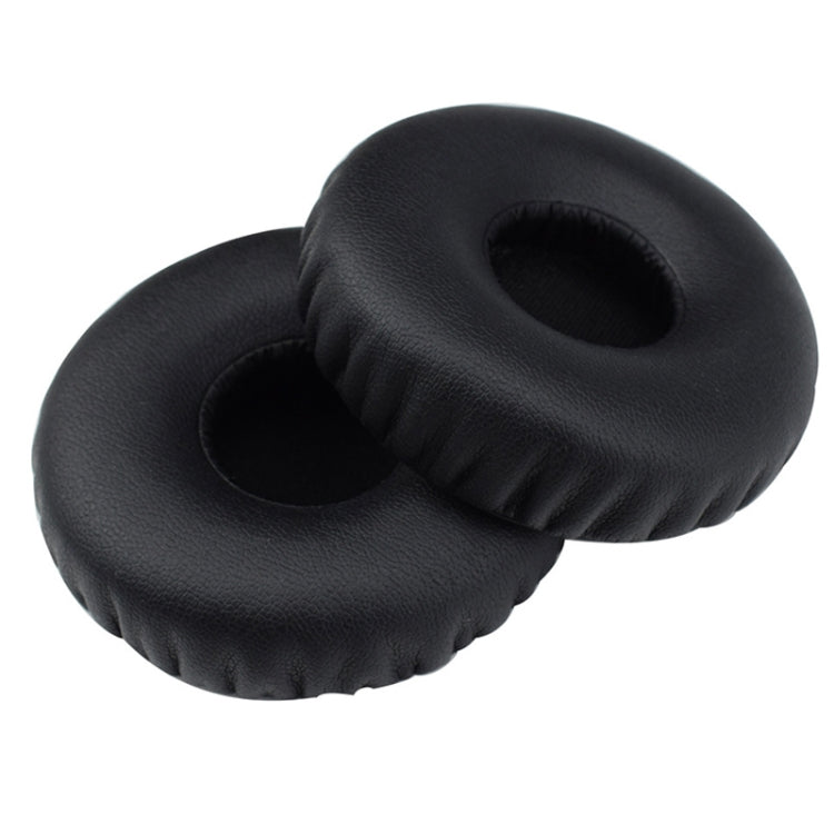 Pour casque JBL E40BT / T450 Imitation cuir + mousse souple casque étui de protection cache-oreilles une paire (noir)