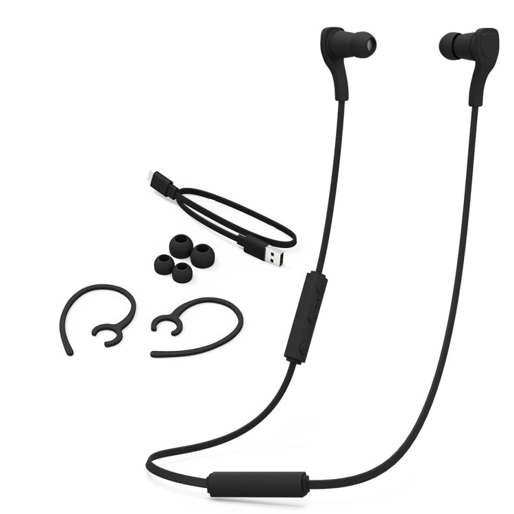 Écouteurs intra-auriculaires magnétiques sans fil Bluetooth V4.1 de style sportif BT-H06 (noir)