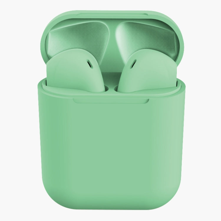 InPods 12 TWS HiFi Wireless Bluetooth 5.0 Headphones with Charging Case Touch Support and Voice Function (Green)