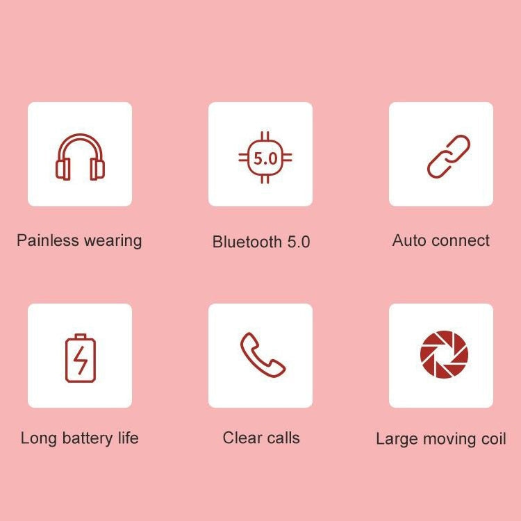 Auriculares Bluetooth Macaron con calidad de Sonido de alta fidelidad Y08 compatible con llamadas y Tarjeta TF y AUX de 3.5 mm (Blanco)