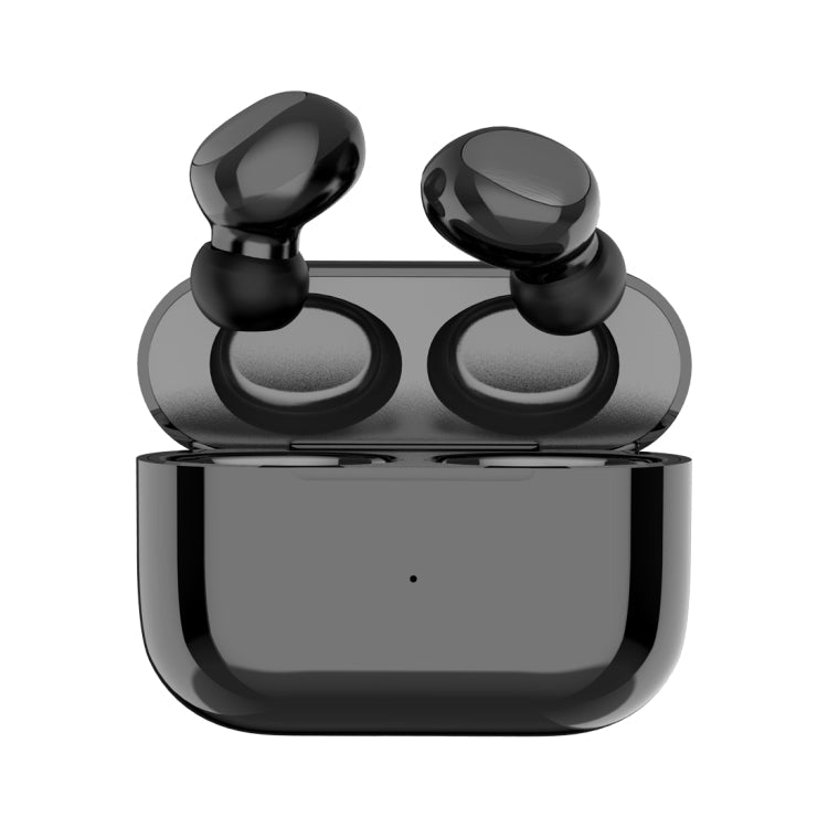 Oreillette Bluetooth sans fil Air-3 Bluetooth 5.0 de style professionnel avec étui de chargement (noir)