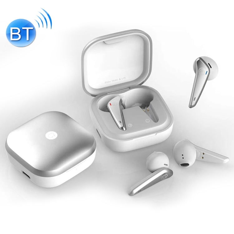 TWS-Q7 TRUE FAIR STEREO Bluetooth avec boîtier de charge (Gris)