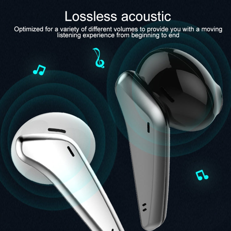 TWS-Q7S STEREO TRUE WIRELESS BLUETOOTH EARPHONE WITH CHARGING BOX AND SLEEPER (White)