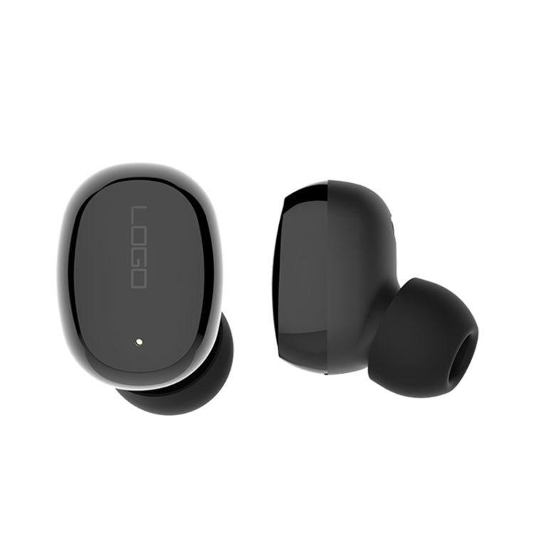 TWS-Q9S TRUE FAIR STEREO Bluetooth avec boîtier de charge et affichage de l'alimentation (noir)