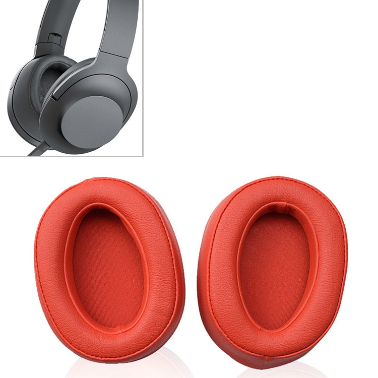 Funda Protectora de Esponja para Auriculares para Sony MDR 100AAP (Rojo)