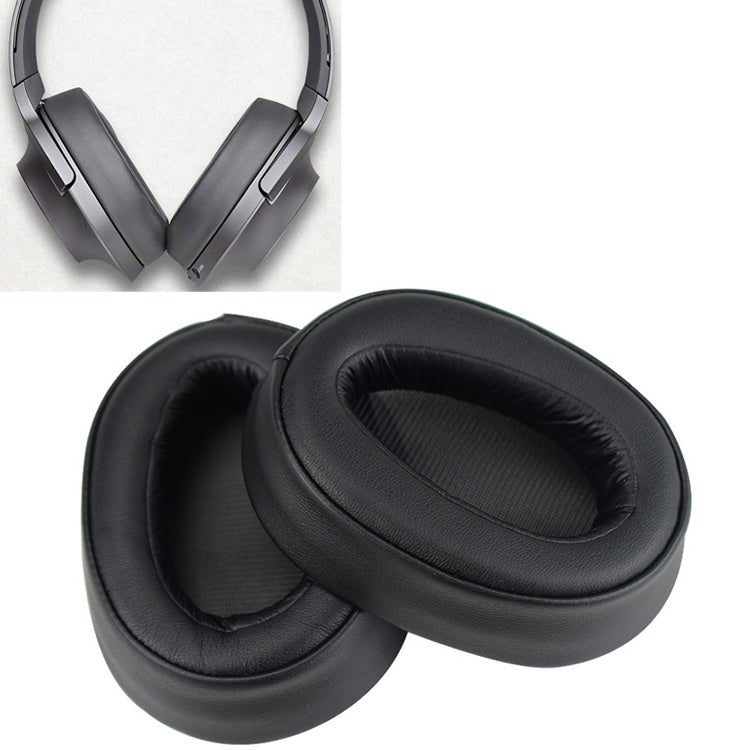 Funda Protectora de Esponja para Auriculares para Sony MDR-100ABN / WH-H900N (Negro)