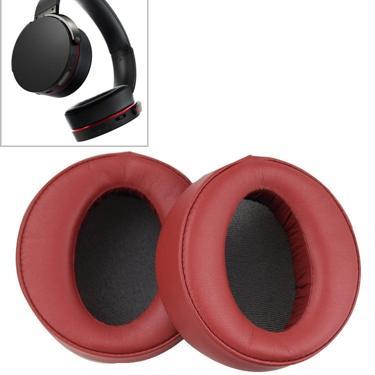 Funda Protectora de Esponja para Auriculares para Sony MDR-XB950BT / MDR-XB950B1 (Rojo)