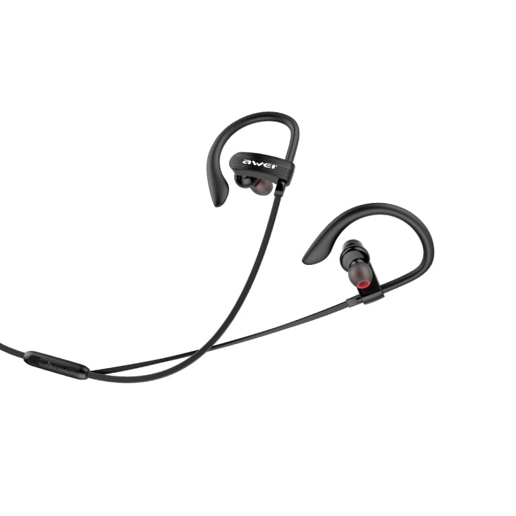 AWEI ES-160I HIFI Hanging Music Headphone (Black)