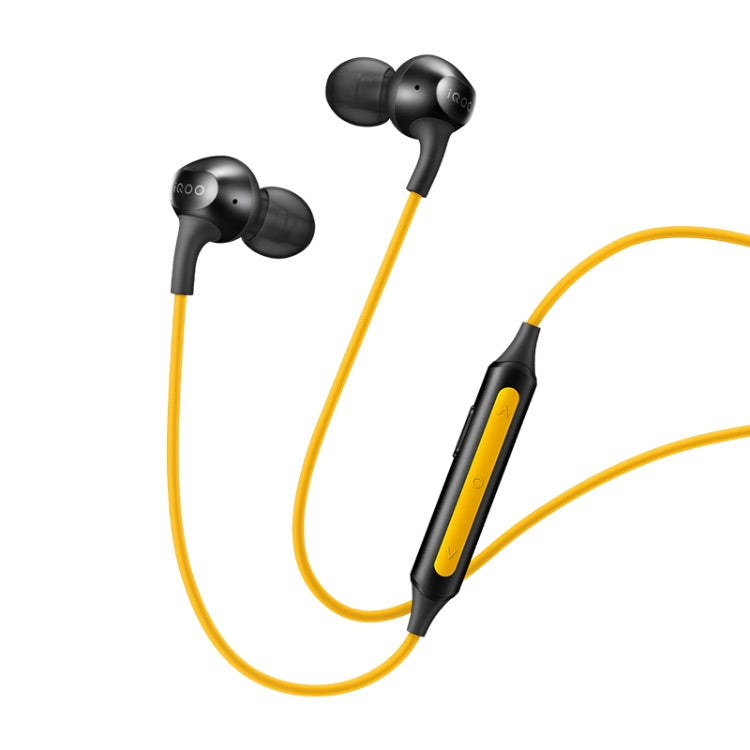 Original Vivo HP2035 6020001 3.5mm L Interface Jack In-ore Wire Control Earphone with Microphone (Yellow)