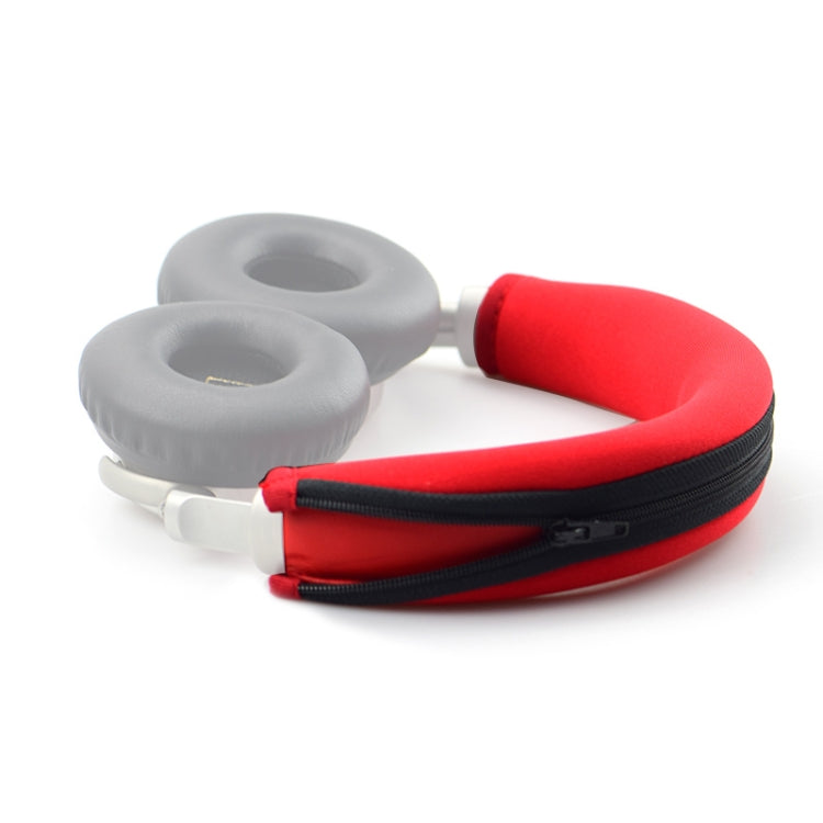 Pour Meizu HD50 / BO BeoPlay / BeoPlay H7 / BeoPlay H8 / BeoPlay H9i / BeoPlay H4 / BeoPlay H2 Remplacement du bandeau Fermeture à glissière Head Beam Headgear Pad Coussin Pièce de réparation (Rouge)