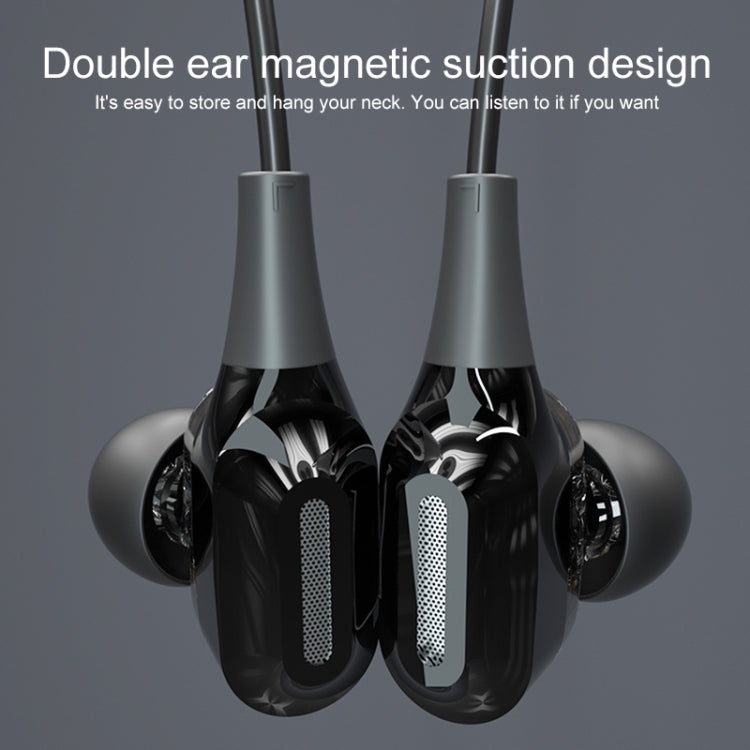 Original Lenovo XE66 Noise Reduction Smart 8D Subwoofer Magnetic Sports Sports Bluetooth Earphone Support Appel mains libres (Vert)