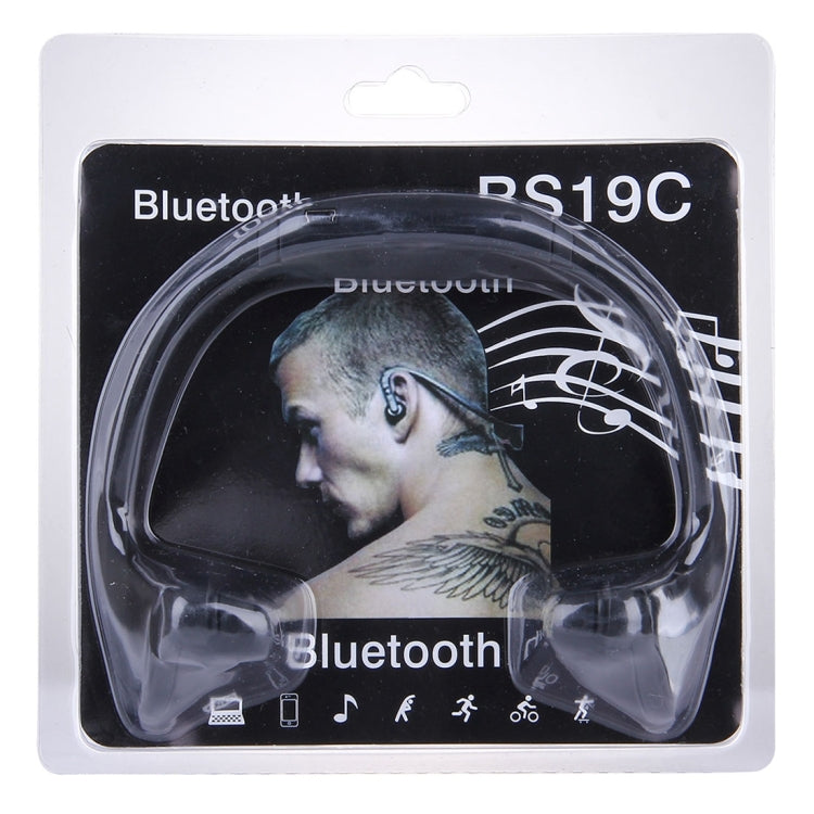 BS19C Life impermeable Stereo Inalámbrico Deportivo Bluetooth Auriculares internos con ranura para Tarjeta Micro SD y manos libres Para Teléfonos Inteligentes y iPad u otros dispositivos de Audio Bluetooth (Negro)
