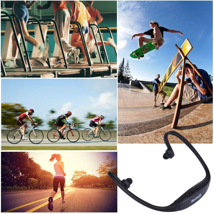 BS19C Life impermeable Stereo Inalámbrico Deportivo Bluetooth Auriculares internos con ranura para Tarjeta Micro SD y manos libres Para Teléfonos Inteligentes y iPad u otros dispositivos de Audio Bluetooth (Negro)