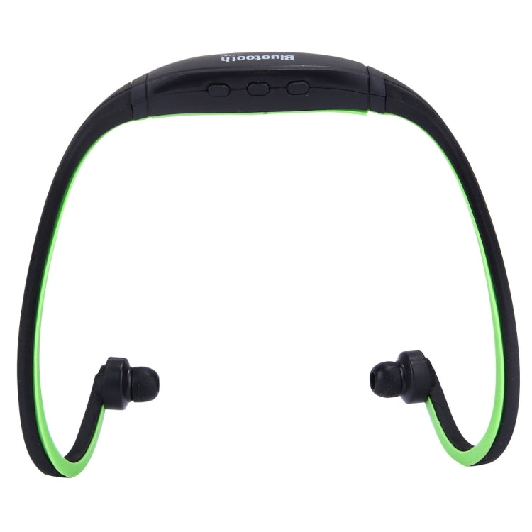 BS19C Life Écouteurs intra-auriculaires Bluetooth sans fil stéréo étanches avec fente pour carte Micro SD et mains libres pour téléphones intelligents et iPad ou autres appareils audio Bluetooth (vert)