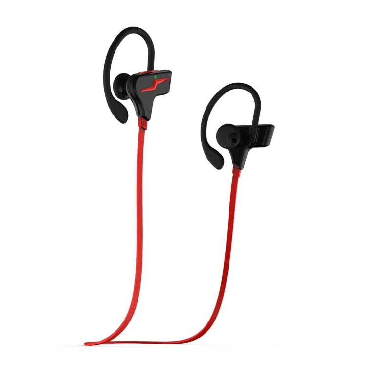Oreillette Bluetooth S30 Ear Hook avec contrôle du volume + prise en charge du micro appel mains libres (rouge)