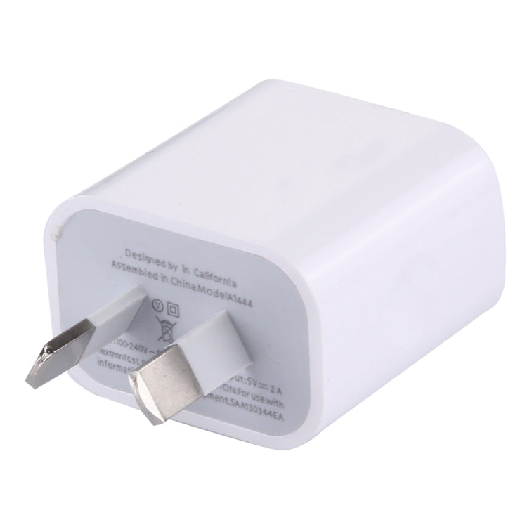5V 2A Haute Compatibilité 2 Ports USB Chargeur Prise Au (Blanc)