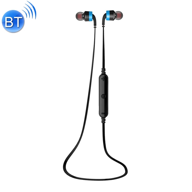 Awei A960BL Écouteur sans fil Bluetooth Sport sans fil avec prise en charge de la commande par fil Appel mains libres (Bleu)