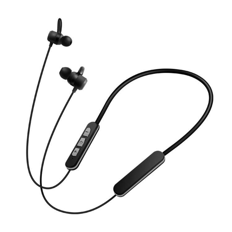 BT-KDK58 Écouteurs de sport Bluetooth sans fil à aspiration magnétique avec contrôle filaire et appels mains libres pour iPad iPhone Galaxy Huawei Xiaomi LG HTC et autres téléphones intelligents (Noir)