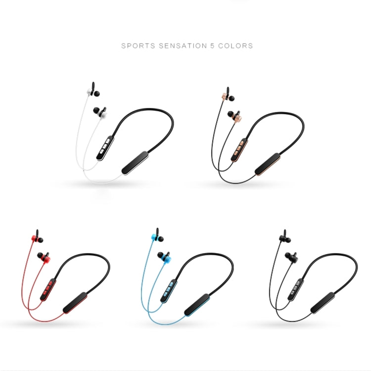 BT-KDK58 Wireless Bluetooth Sports Headphones Magnetic Suction Wired Control In-Ear Headphones with Mic Support Hands-Free Calls For iPad iPhone Galaxy Huawei Xiaomi LG HTC and other Smart Phones (White)