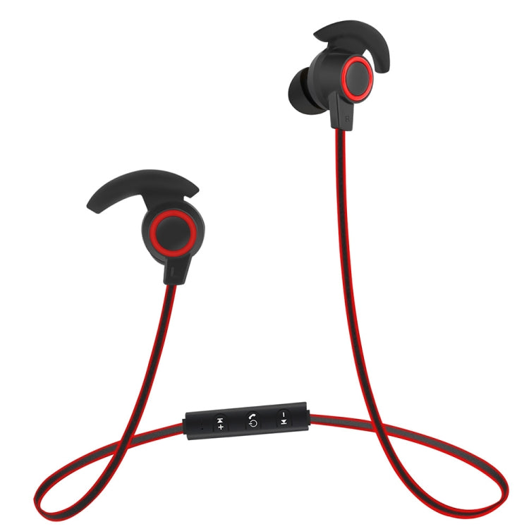 BTH-816 Wireless Bluetooth In-ear Sports Headphones with Mic for iPhone Galaxy Huawei Xiaomi LG HTC and other Bluetooth Smartphones Distance: 10m (Red)