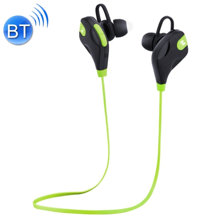 M8 Wireless Bluetooth Stereo Headset with Wired Control + Microphone WT200 Wind Tunnel Program Support Hands-Free Call For iPhone Galaxy Sony HTC Google Huawei Xiaomi Lenovo and Other Smartphones (Green)