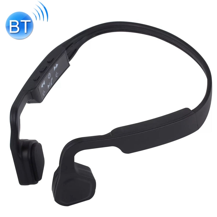 S-18 Casque Bluetooth 4.1 à conduction osseuse pour sports de plein air (Noir)