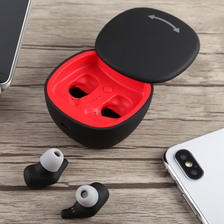A2 TWS Outdoor Sports Portable In-ear Bluetooth V5.0 + EDR Auricular con caja de Carga de rotación de 360 grados (Negro)