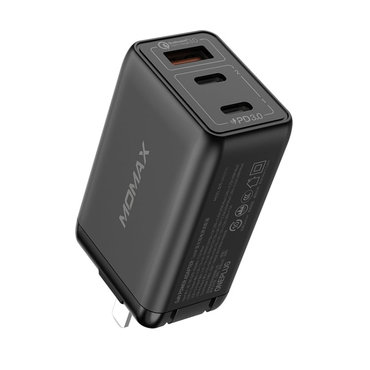 Momax UM20CN PD Fast Charging Travel Charger Power Adapter (Black)