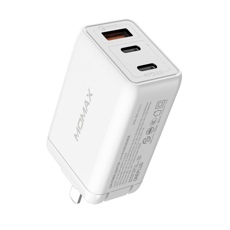 Momax UM20CN PD Fast Charging Travel Charger Power Adapter (White)