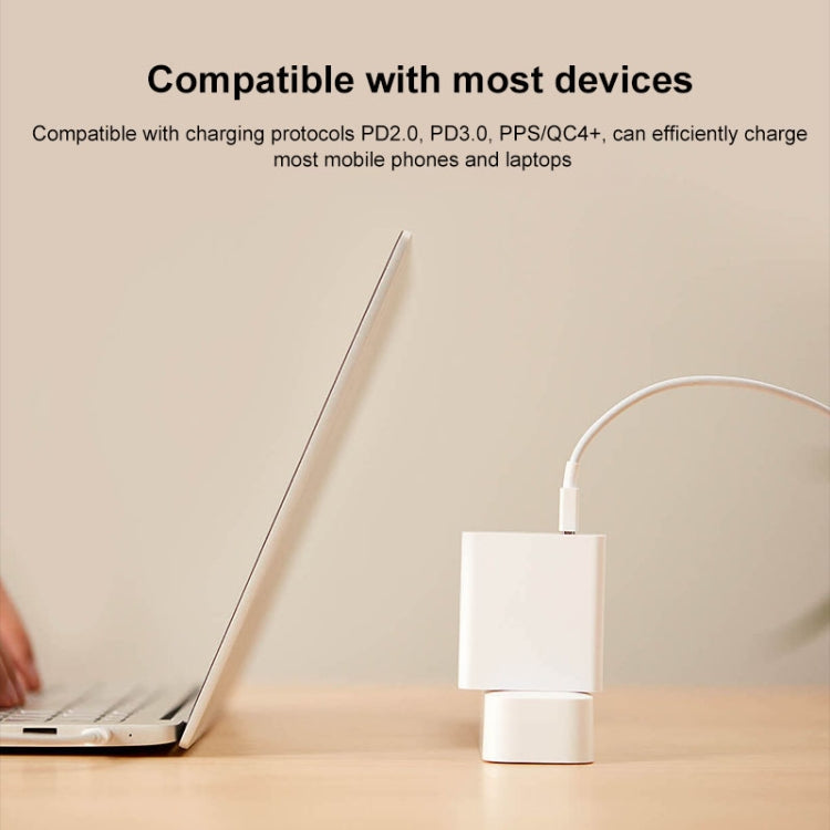 Original Xiaomi MDY-11-EB 65W USB Port Fast Charging Wall Charger Adapter US Plug (White)