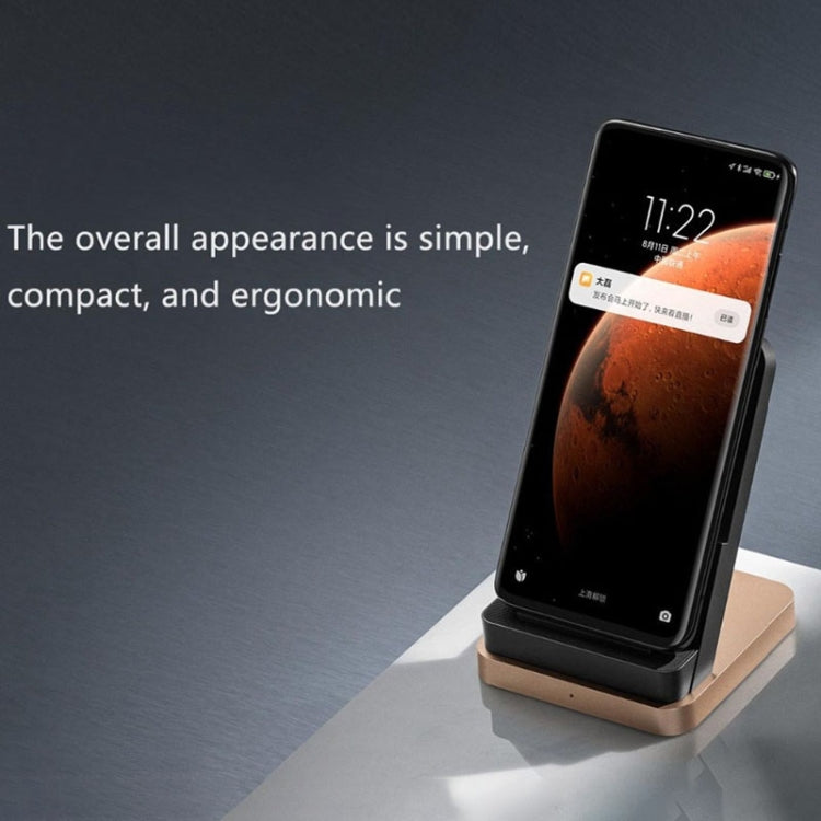 El Cargador Inalámbrico vertical Xiaomi MDY-12-ES 55W Original con ventilador de refrigeración incorporado (Negro)