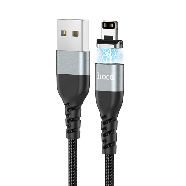 Câble de données de chargement magnétique Hoco U96 2,4 A USB vers voyageur 8 broches Longueur du câble : 1,2 m