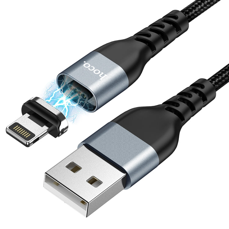 Hoco U96 2.4A USB to 8 Pin Traveler Magnetic Charging Data Cable Cable Length: 1.2m