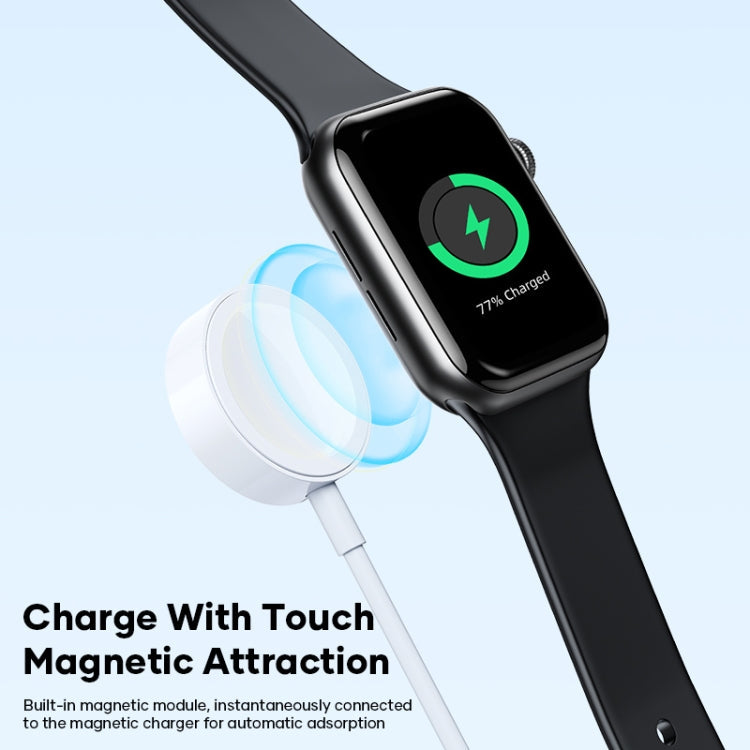 3 in 1 USB-C / TYPE-C to 8 PIN + USB-C / Type-C + Magnetic Wireless Charger Data Cable Cable length: 1.2m