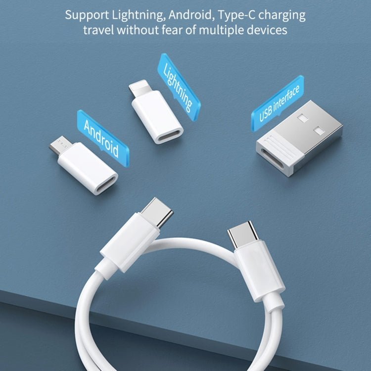 Wiwu S02 Almighty String Charging Cable Charger Set (White)