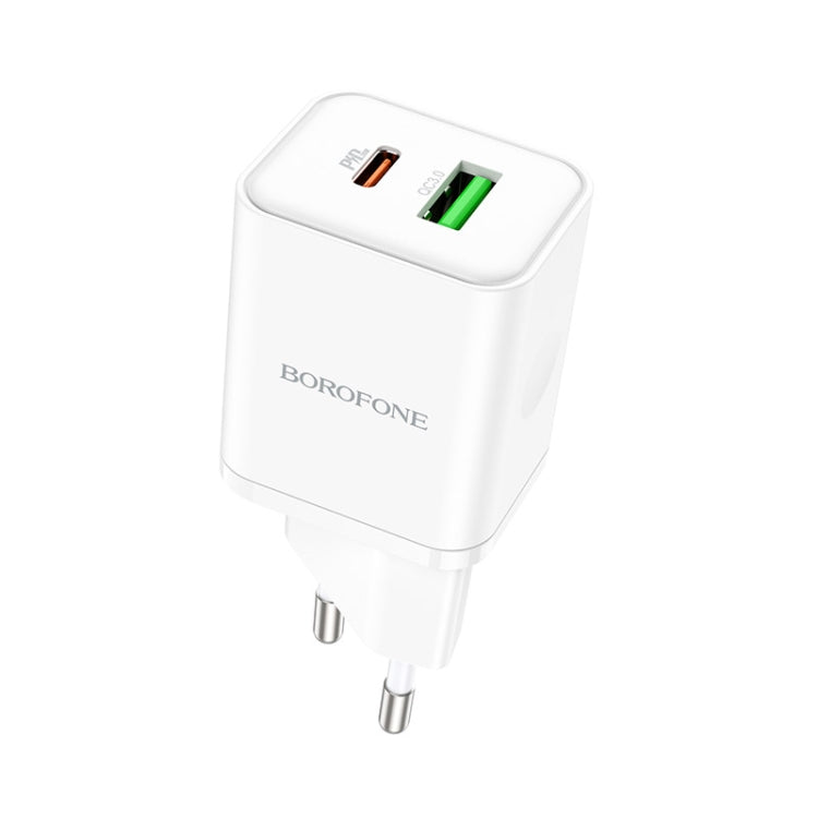 BOrofone BN7 PD20W + QC3.0 Dual EE OCTOPUS Travel Charge IN COVER (White)