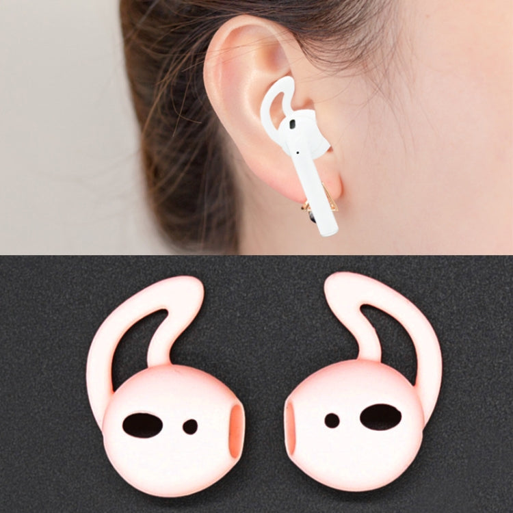 Écouteurs sans fil Bluetooth Écouteurs en silicone Écouteurs pour Apple AirPods (Rose)