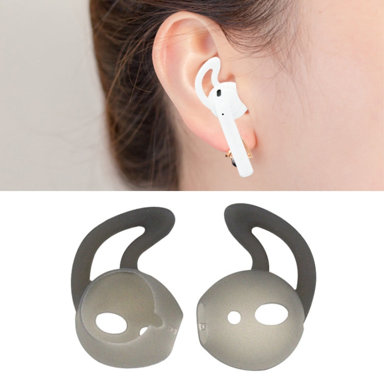 Embouts d'oreille en silicone pour écouteurs Bluetooth sans fil pour Apple AirPods (gris)