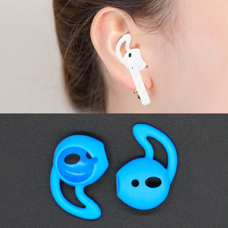 Écouteurs Bluetooth sans fil Écouteurs en silicone pour Apple AirPods (Bleu)
