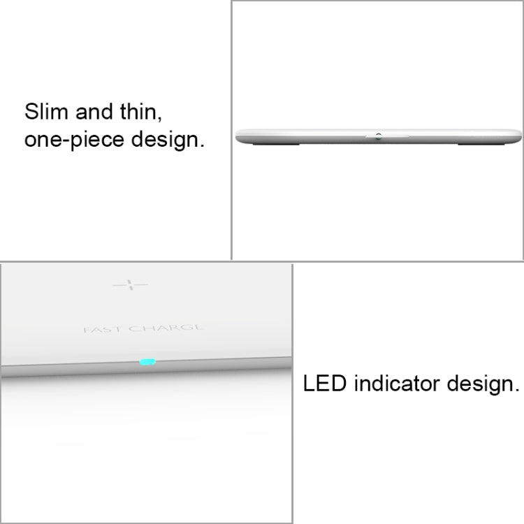 OJD-48 Chargeur sans fil rapide 3 en 1 pour iPhone Apple Watch AirPods (Blanc)