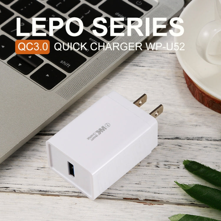 WK WP-U52 LEPO QC3.0 Quick Charge (US Plug)