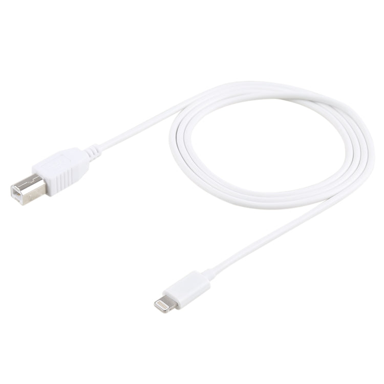 1m 8 Pin to Type B Male Electronic Piano / Piano Cable MIDI Cable Adapter for iPhone X iPhone 8 Plus and 7 Plus iPhone 8 and 7 iPhone 6 Plus and 6s Plus iPhone 6 and 6s iPad compatible with iOS system 11.4 (White)