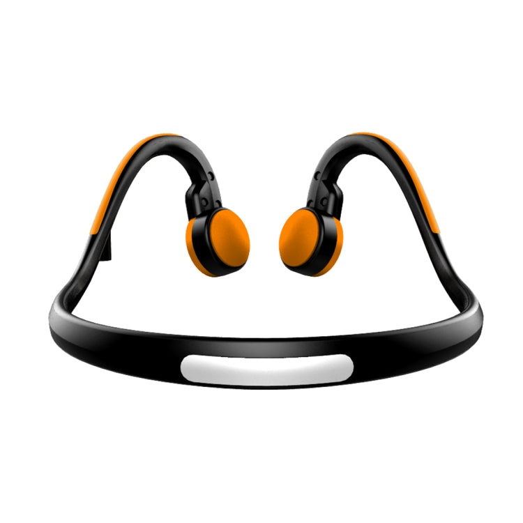 BT-BK Bone Conduction Bluetooth V4.1 + EDR Over-Ear Sports Headphones with Mic for iPhone Samsung Huawei Xiaomi HTC and other Smartphones or other Bluetooth Audio Devices (Orange)