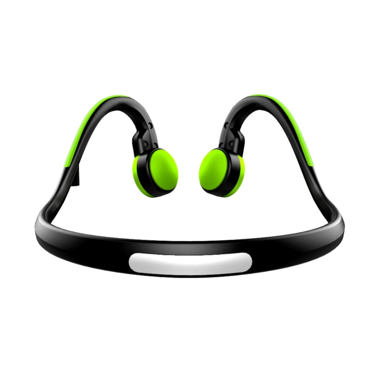 BT-BK Bone Conduction Bluetooth V4.1 + EDR Over-Ear Sports Headphones with Mic for iPhone Samsung Huawei Xiaomi HTC and other Smartphones or other Bluetooth Audio Devices (Green)