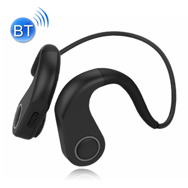 BT-DK Bone Conduction Bluetooth V4.1 + EDR Over-Ear Sports Headphones with Mic Support NFC for iPhone Samsung Huawei Xiaomi HTC and other Smartphones or other Bluetooth Audio Devices (Noir)