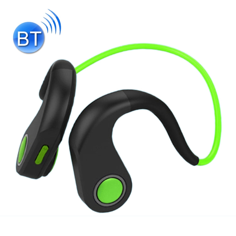 BT-DK Bone Driving Bluetooth V4.1 + EDR Over-Ear Sports Headphones with Mic Support NFC for iPhone Samsung Huawei Xiaomi HTC and Other Smartphones or Other Bluetooth Audio Devices (Green)