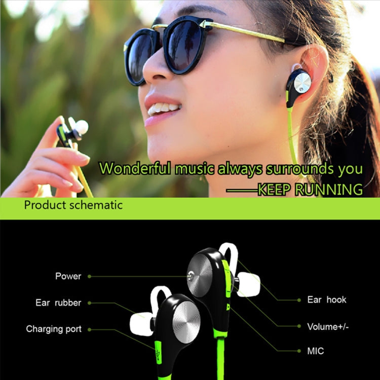 Universe IPX4 Waterproof Sports Wireless Bluetooth V4.1 Stereo Headphones For iPhone Samsung Huawei Xiaomi HTC and other Smart Phones